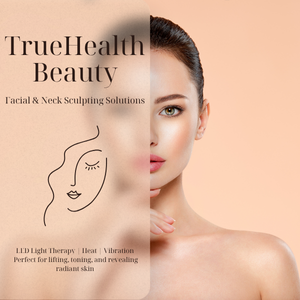 True Health Electric Face Massager, Face Lifting Device with 7 Colors and 3 Modes, LED Face Sculpting Device for Anti Aging with Gua Sha
